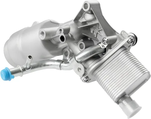 Miniatura 7 de Conjunto adaptador de carcasa del filtro del enfriador de aceite del motor con junta, inserto de filtro, tapa de aluminio compatible con Turbo 1.4L