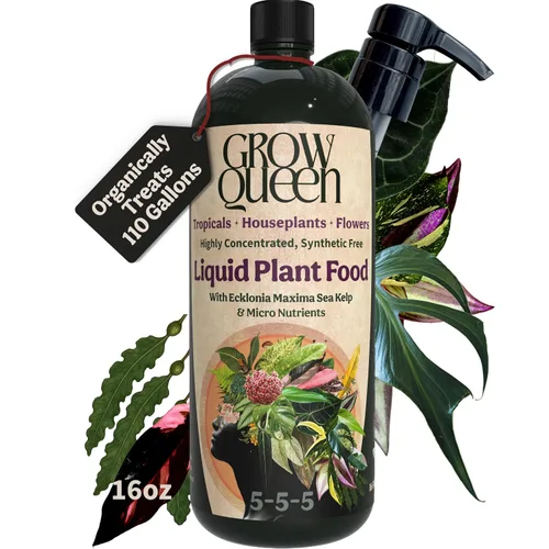 Miniatura 11 de Organic Liquid Indoor Plant Food, Houseplant, Tropical & All-Purpose Indoor Plant Fertilizer, Organic Liquid Fertilizer 5-5-5 with Sea Kelp 1 Gallon