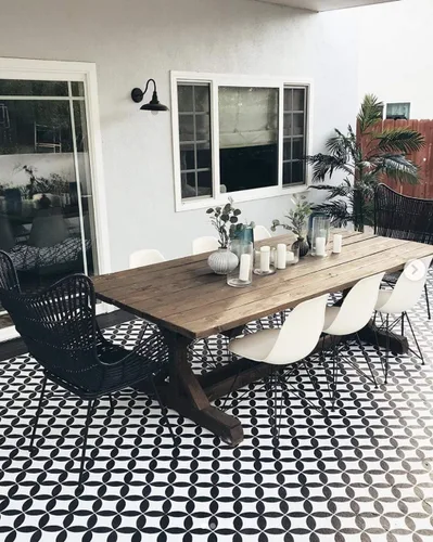 Miniatura 3 de Nagoya - Plantilla de azulejos – Plantillas para pintar pisos – Plantillas para manualidades reutilizables – Plantilla tus pisos y ahorra