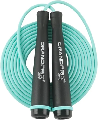 Miniatura 11 de Cuerda de salto de velocidad para hombres y mujeres (serie Grand Prix Speed) Cuerda de saltar de PVC ajustable para entrenamientos de fitness
