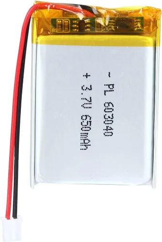 Miniatura 23 de Batería recargable Lipo de polímero de litio de 3.7V 3000mAh 605080 con conector PH2.0.000 in JST para altavoz y dispositivo inalámbrico