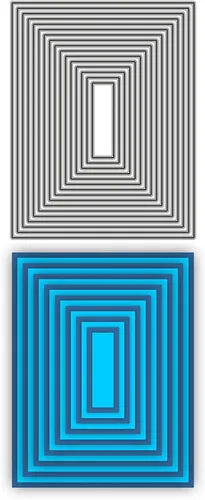 Miniatura 27 de Troqueles para álbumes de recortes, marco de capas de corte de metal para hacer tarjetas, plantilla de perforación de manualidades de papel, 8
