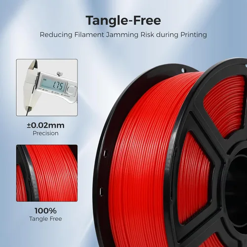 Miniatura 6 de FLASHFORGE - Filamento ASA para impresora 3D, 1.75mm Negro, bobina de 1kg (2.2lbs), precisión dimensional de +/- 0.02mm, duradero, alta resistencia