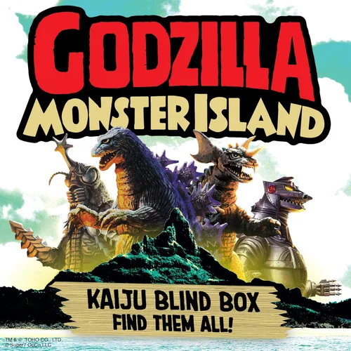 Miniatura 7 de Super7 Toho Godzilla Monster Island Caja Sorpresa - (Paquete de 12) Figuras de acción de Godzilla Toho de 3.75" Figuras coleccionables clásicas