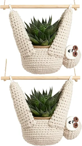 Miniatura 7 de Regalos de Perezoso Colgador de Plantas de Perezoso para Maceta de Suculentas Planta Colgante para Amantes de las Plantas Decoración del Hogar