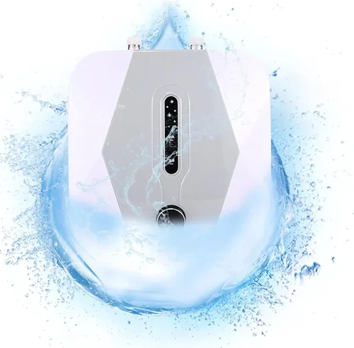 Miniatura 6 de Calentador de agua eléctrico, mini tanque de almacenamiento de calentador de agua caliente, calentador de agua eléctrico de 110 V, cocina y hogar, 8