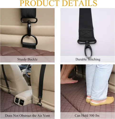 Miniatura 5 de Ablechien Colchón de coche no inflable, extensor de asiento trasero para camión, hamaca de perros, colchón de cama de camión, colchón de campamento