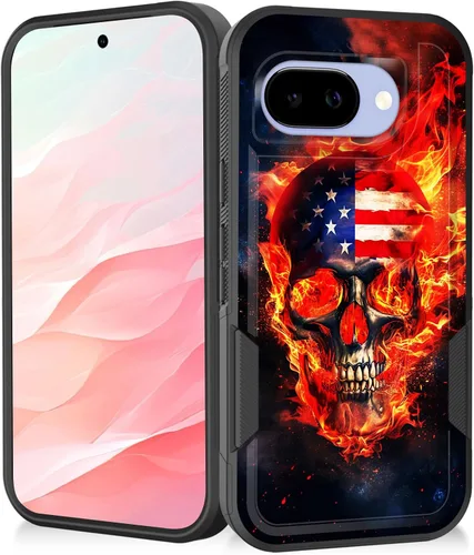 Miniatura 42 de Funda para Pixel 7a, resistente de doble capa híbrida de policarbonato duro de goma suave a prueba de golpes para Google Pixel 7A 6.1 pulgadas