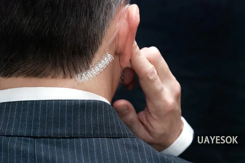 Miniatura 4 de UAYESOK Paquete de 2 tubos de bobina acústica de repuesto, universal, transparente, kit de vigilancia para auriculares de radio bidireccionales