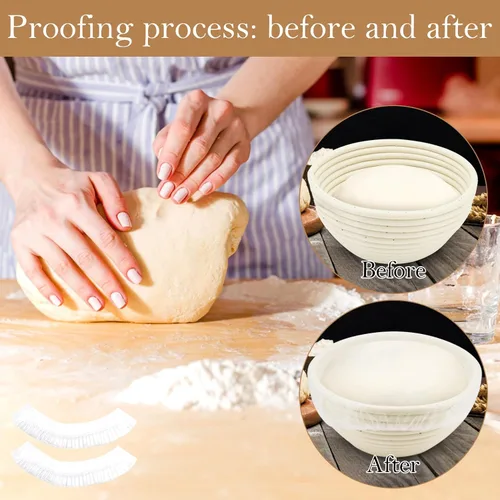 Miniatura 3 de 120 piezas de tapas de ducha para pan de masa madre, cubiertas reutilizables para boles para fermentación, cubiertas de pan de plástico con elástico