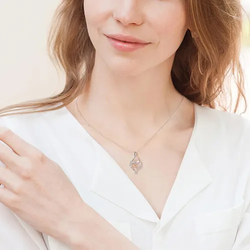 Miniatura 2 de BFF&UNICORN - Collar de plata de ley S925, regalo para la abuela, nana y madre