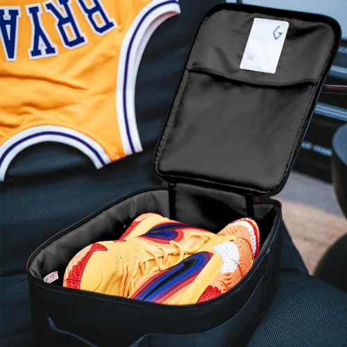 Miniatura 5 de GOTO Bolsa de zapatos y zapatillas, bolsa de gimnasio deportivo, bolsa de viaje con compartimento para zapatos para hombres y mujeres, ajuste hasta