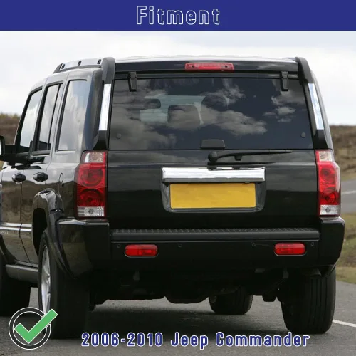 Miniatura 2 de Conjunto de limpiaparabrisas trasero compatible con Jeep Commander 2006-2010, repuesto 5174877AA, 05174877AA, 55156514AB, 05174876AA