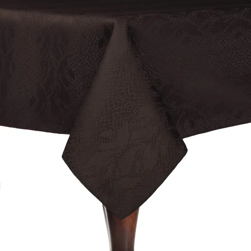 ULTIMATE TEXTILE Modern Damask Kenya - Mantel rectangular (60 x 90 pulgadas), color marrón chocolate