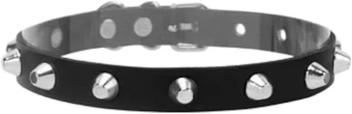 Miniatura 2 de Tosmifairy 3Pcs Leather Goth Jewelry Choker and Bracelets Set Punk Cosplay Costume Accessories for Women Men Teen Girls