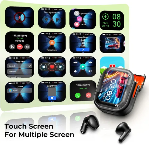Miniatura 2 de Auriculares de Traducción NE20, Auriculares Bluetooth 5.4 con Pantalla LED, Traductor de 135 Idiomas, Dispositivo Traductor 4en1, Adecuados