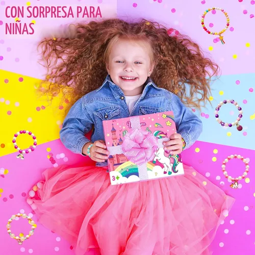 Miniatura 6 de Bombas de baño de unicornio con juguetes sorpresa en el interior para niños y niñas de 3, 4, 5, 6, 7, 8 años, regalo de cumpleaños para niñas