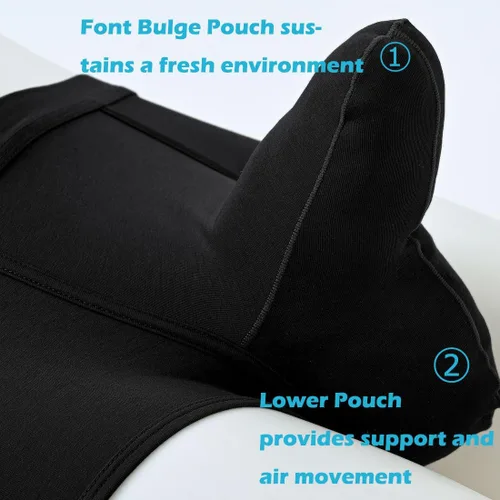 Miniatura 3 de ZONBAILON Men's Bulge Enhancing Brief Dual Pouch Underwear Breathable Bikinis Boxer Modal Trunk
