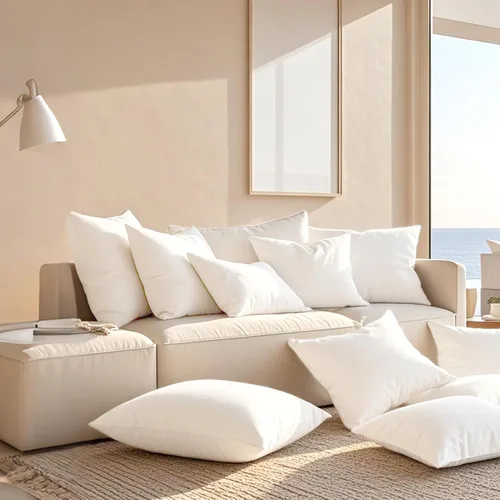 Miniatura 2 de Codi Juego de 4 rellenos de almohada de 12 x 20 pulgadas, resistentes al agua, para muebles de patio