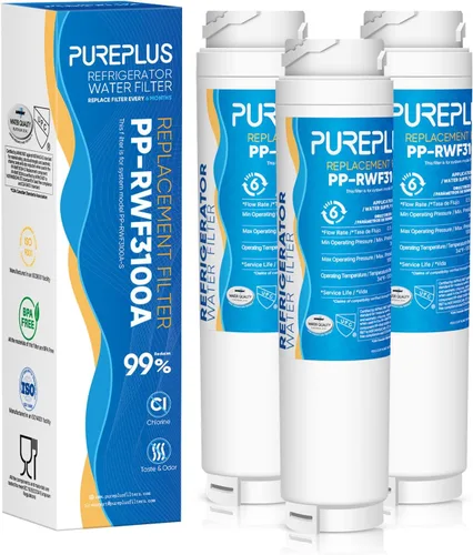 PUREPLUS 9000194412 Filtro de agua de repuesto para refrigerador Bosch Ultra Clarity BORPLFTR10, REPLFLTR10, 11034152, 644845,9000 077104,