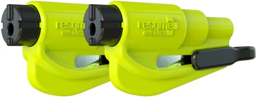 Miniatura 16 de resqme Llavero de emergencia compacto original, herramienta de escape de coche, cortador de cinturón de seguridad y rompevanas, fabricado en Estados