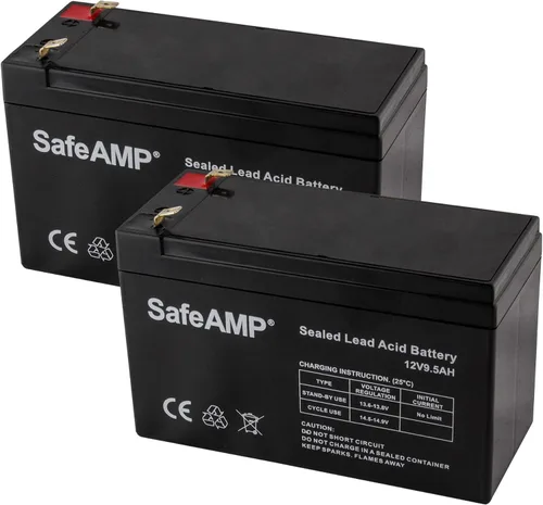 Miniatura 4 de SafeAMP UPS 9.5Ah, 12V Batería de repuesto RBC17 Compatible con modelos de UPS APC E650G1, BE750G, BR700G, BE850M2, BE850G2, BX850M, BE650G, BN600