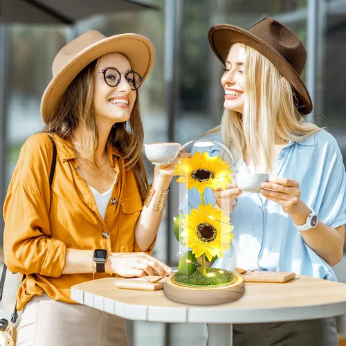 Miniatura 6 de Regalos de cumpleaños para mujeres, Día de la Madre, regalos de girasol para mamá de hija, regalos para mamá para mujeres, hermana, abuela, esposa