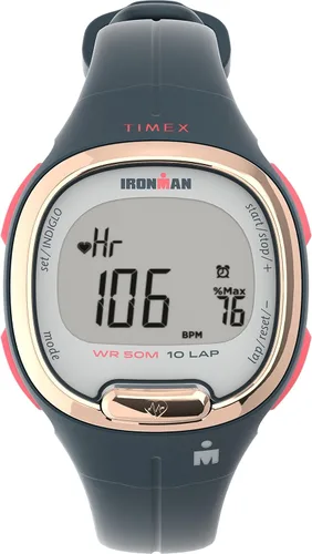 Miniatura 12 de Timex Ironman Triathlon Transit+ Reloj con seguimiento de actividad y frecuencia cardíaca de 33 mm