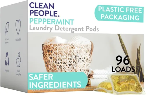Miniatura 12 de The Clean People Cápsulas de detergente para ropa - Envase reciclable, hipoalergénico, lucha contra las manchas - Jabón de ropa ultraconcentrado