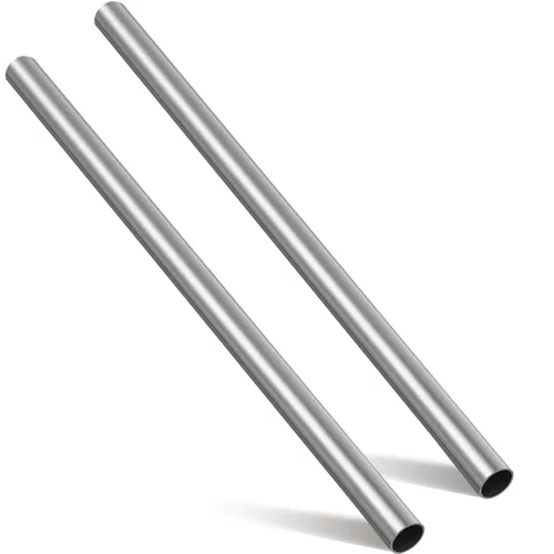 Hicarer 2 piezas de tubo de acero inoxidable 304 de 1-1/2" OD de 24 pulgadas de longitud, tubo de pared engrosada y soldable de 16 calibres, tubo