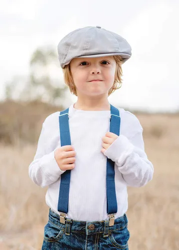Miniatura 38 de Born to Love Gorro de conductor a rayas para niños pequeños