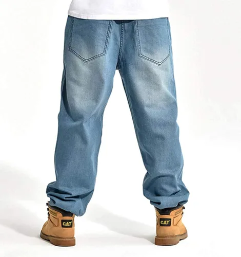 Miniatura 4 de Arlita pantalones vaqueros holgados para hombre con pierna recta