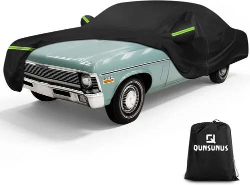 Miniatura 32 de QUNSUNUS Funda impermeable para auto para BMW M4/ Serie 4 420i 428i 430i 435i 440i/4 Coupe 2014-2024, cubierta exterior completa para todo clima