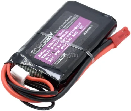 Miniatura 8 de 7.4V 2S 600mAh 45C LiPo Batería JST Plug para RC Modelo Avión Helicóptero Multirotor FPV Drone RC Quadcopter