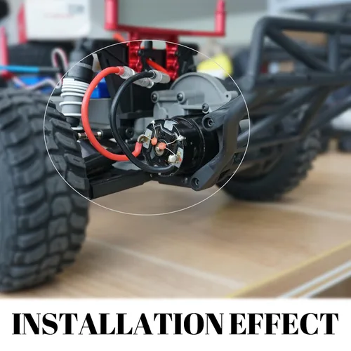 Miniatura 6 de OGRC 550 12T Motor cepillado 80A ESC Set con adaptador convertidor T-XT60 para 1/10 RC Truck Car Traxxas Slash 2WD 4 × 4 Arrma Granite Senton Typhon
