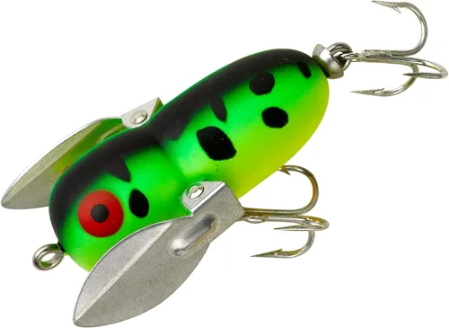 Miniatura 10 de Heddon Crazy Crawler - Señuelo de pesca de Topwater de acción salvaje Amarillo