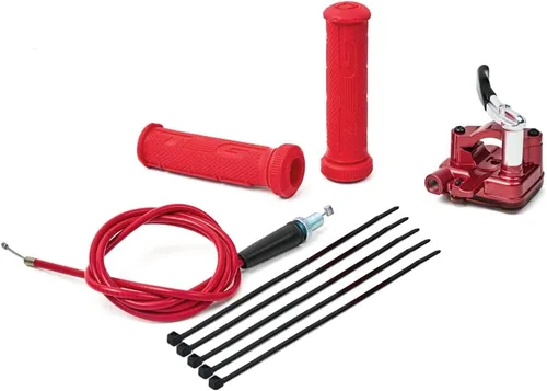 PUCKY Nuevo ensamblaje de manija de acelerador con cable de aceleración de pulgar de 7/8 pulgada y 22 mm para ATV Quad Go Kart TaoTao Pit Bike de
