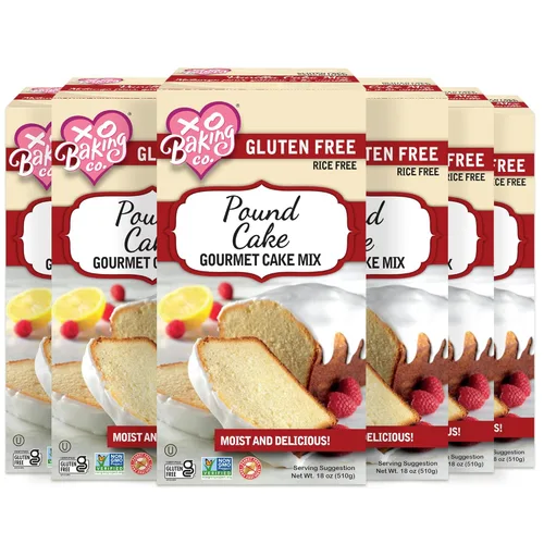 Miniatura 24 de XO Baking Co. Mezcla gourmet para pastel de chocolate sin gluten; sin OMG, Kosher; sin arroz, sin soya; sin lácteos; sin maní; sin conservantes; sin