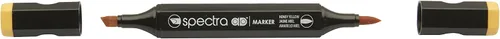 Miniatura 19 de AD Marker Chartpak Spectra, Tri-Nib y cepillo de doble punta, rojo ladrillo, 1 cada uno (S033AD)