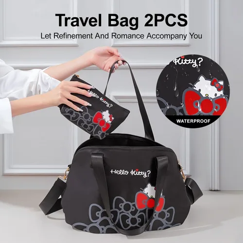 Miniatura 21 de AmBealla Bolsas de viaje con cremallera, bolsa de fin de semana, ligera para mujer, bolsa de lona para llevar en el gimnasio, trabajo