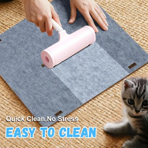 Miniatura 4 de Casa desmontable de 2 plantas para gatos de interior, camas cubiertas y muebles con acolchado lavable, bonito condominio moderno para mascotas
