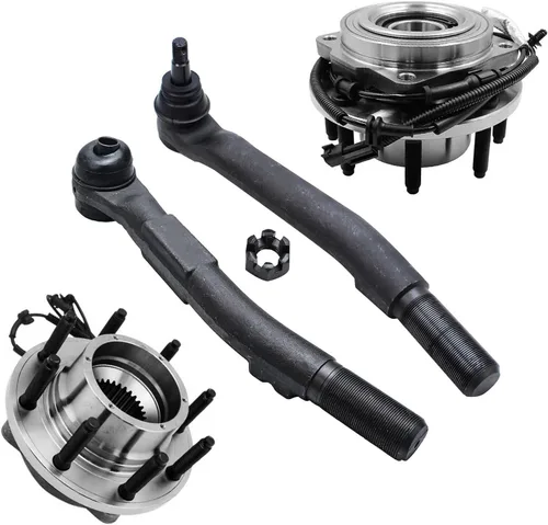 Miniatura 279 de Detroit Axle - Kit de nudillos de dirección delantera izquierda para Ford Edge Lincoln MKX 07-10, cojinete de rueda del lado del conductor, nudillo
