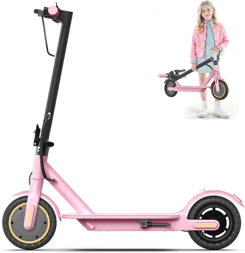 Miniatura 14 de Werhy Kids Electric Scooter, 350W Motor, 19 Mph Speed & 15 Miles Range, 8.5" Solid Tires, Lightweight Foldable Scooter with Dual Braking System, Max