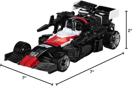 Miniatura 5 de Transformers Legacy Velocitron Speedia 500 Colección Deluxe Decepticon Crasher