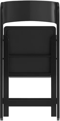 Miniatura 10 de Flash Furniture Hercules Tucker - Silla plegable de resina negra comercial, ligera, asiento extraíble acolchado de vinilo, para uso en interiores