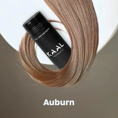 Miniatura 2 de KAAL Polvo de fibra capilar (0.97 oz, caoba), relleno de pelo de botella recargable para ocultar áreas de adelgazamiento, para hombres y mujeres
