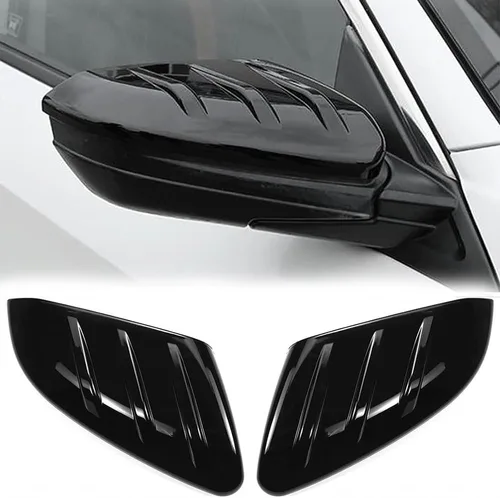 2 fundas para espejo lateral de puerta compatibles con Honda Civic 2016-2021 10ª generación Sedan Coupé Hatchback estilo extendido carcasa de espejo