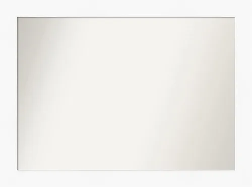 Miniatura 7 de Amanti Art Espejo de pared blanco de 30 x 42 pulgadas, espejo de baño rectangular blanco para decoración de pared de sala de estar, marco Parlor