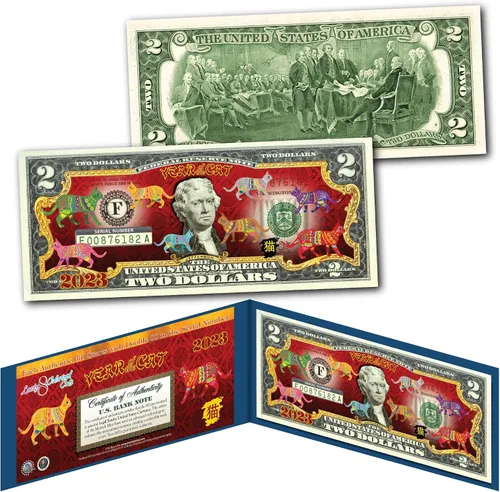 2023 Vietnam Vietnam Lunar Año Nuevo del CAT Policromático 8 Gatos Colorizados Sin Circular Edición Especial Coleccionable Folio Azul