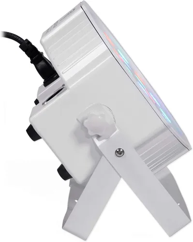 Miniatura 4 de (10) Rockville RockPAR50 LED RGB Compact Par Can DJ/Club/Stage DMX Luz de lavado - Blanco